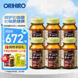 欧力喜乐（ORIHIRO）纳豆激酶胶囊60粒/瓶日本纳豆2000fu疏通血管非红曲【新日期】 【养护期】6瓶装4个月量