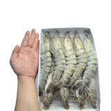 聚鲜品 越南进口黑虎虾 10只1000g盒装 冷冻虾类特大生鲜大虾对虾海鲜