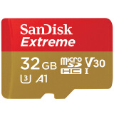 闪迪(sandisk)32gb 读速100mb/s 写速60mb/s 至尊极速移动microsdhc