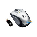 罗技(Logitech)V220无线光学鼠标 银色