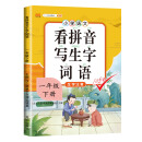 汉之简 小学生一年级下册看拼音写词语练字帖生字注音语文课本同步专项训练 习字本写字练习册彩绘版