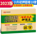 2023年小升初必刷题18套押题卷数学 小升初全真模拟试卷考前突破真题演练考前预测冲刺名校