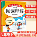 定制版 小学生阅读理解强化训练六年级上册 小学生核心素养阅读达人同步阅读理解课外阅读课内阅读专项强化训练阅读强化训练题练习册答题公式法答题技巧答题模版同步练习册