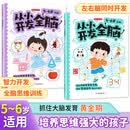 从小开发全脑5-6岁（全2册）儿童全脑开发早教书专注力练习数学思维逻辑训练综合能力提升启蒙幼小衔接
