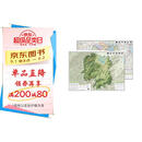 湖南高清地势+行政交通二合一地图 旅行规划 卫星影像色彩 防水可擦写 折叠袋装 星球地图出版社