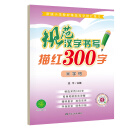 规范汉字书写描红300字米字格 铅笔书法描红练习本 标准米字格带拼音笔顺笔画临摹本 小学一二年级