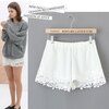 OYCE 映泰 2014夏韩版高端蕾丝钩花<em>超短裤</em> 白
