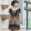 ���ٵ� 2012���¿�������Ů��Ҷ��˿��װ����������ȹ1267 ����ɫ XXL