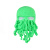 赟娅皮卡丘头套男沙雕面罩搞笑比卡丘面具可爱女帽子礼物成人圣诞节日 浅绿色章鱼帽