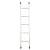 兴航发 铝合金单直梯3.5M 铝合金梯子单梯直梯 工程梯方管加厚加固铝梯子