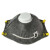 耐呗斯 KP95杯型口罩 防油烟粉尘工业口罩 头戴式有阀 外置鼻梁 NBS9537VCP 15只/盒