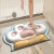 卡通3d视觉浴室吸水速干垫子卫生间立体防滑垫玄关入户门地垫 猫爪垫垫 40*60cm