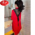 浪莎（LangSha）睡衣女夏季2024年新款冰丝睡裙红色性感蕾丝衬衫睡衣裙套装女 香槟色猫咪 单睡裙 M码建议80-110斤左右穿