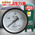 花乐集杭州压力表储气罐轴向气压表Y100Z空压机0-1.6MPA 压力表 06MPa