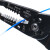 宝工（Pro'sKit） 5合1多功能电工钳 带剥线剪线压接功能尖嘴钳子 8寸 CP-412G
