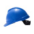 梅思安ABS豪华超爱戴有孔蓝色防撞头盔透气安全帽+单色logo单处定制印字不含编码1顶