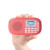 乐果（NOGO） Q15迷你收音机老人便携式充电插卡音响小型音乐播放器随身听儿童国学机高保真多功能 粉色 标配不含卡