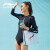 李宁LI-NING游泳包男女多功能时尚单肩包干湿分离运动健身包LNBT726-3白色