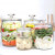 泡菜坛子玻璃瓶密封罐腌咸菜泡菜罐大米缸家用杂粮罐玻璃缸泡酒瓶 水容量8.5斤