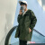 花花公子 PLAYBOY 风衣男士外套2018新款韩版修身中长款大衣时尚潮流字母男装 军色 XL