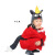 颂妮萱儿童服装卡通动漫表演服六一灰太狼喜羊羊子舞台演出动物摄影礼 红色 130cm