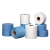 无尘纸蓝白色工业擦拭纸一次性实验室用大卷无纺布吸油吸水500片 蓝色(25*37厘米)500张/卷