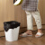 言象加厚背心垃圾袋家用厨房卫生间提手垃圾袋黑色办公室专用塑料袋