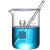 兰诗（LAUTEE）SY2003 高硼硅玻璃烧杯 耐高温  刻度杯化学实验烧杯 50mL（5个）