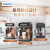 PHILIPS 咖啡机 家用意式全自动现磨咖啡机 Lattego奶泡系统 5 种咖啡口味 EP3146-黑银