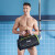 李宁（LI NING) 游泳包 健身包沙滩收纳防水袋 男女干湿分离运动包 770-1黑色