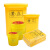 聚维德 生物降解黄色手提平口式垃圾袋 （一捆50个） 120*140  单位：捆