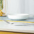 陶相惠骨瓷盘子家用菜盘釉下彩深盘5.5英寸2个装纯白陶瓷点心盘子微波炉