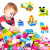 渥驰 创意DIY小颗粒散装拼装小孩拼插图启蒙儿童积木玩具节日生日礼物 袋装500小颗粒