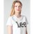Lee女士时尚休闲 纯棉短袖 T恤 圆领 白色 夏季新款L43VEP12 白色 XS EU