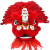 豪利特HLT红3号国标双人舞狮套装舞狮道具整套成人舞龙头澳洲羊毛醒狮用品佛山南狮支持定制