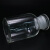 海斯迪克 玻璃广口试剂瓶 加厚密封磨砂大口试剂样品瓶 透明1000ml
