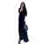 OYZ香港潮牌秋新款黑色时尚休闲套装网红名媛气质高腰显瘦阔腿两件套 黑色 L