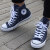 匡威Converse男鞋女鞋新款ALLSTAR常青款板鞋轻便休闲帆布鞋 102307 蓝色帆布鞋 37.5