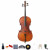 思雅晨专业大提琴成年人儿童手工初学练习考级演奏实木单板哑光亮光系列 TL普及哑光 1/2身高130CM以上