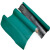 静电胶皮绝缘铺地胶皮绿色防滑橡胶垫维修台布耐高温工作台垫 绿黑 0.6米宽*10米长*2mm厚 1卷
