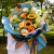 艾斯维娜520情人节鲜花速递向日葵混搭花束生日礼物全国同城配送 向日葵香槟韩式花束