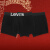 李维斯（Levi's）此沙Levi's李维斯新款男士LOGO织花内裤单条装 黑色 L