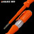 西野（SHARE）电笔螺丝刀式测电笔 试电笔100V-500V 试电笔一体成型 橙色 小号电笔