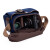白金汉（Billingham）Hadley Digital微单相机包单肩斜跨旅行便携摄影包男女2.5升适用于富士X-T5/索尼A7C照相机收纳袋 海军蓝帆布/巧克力皮革 501304-54
