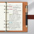 法拉蒙（faramon）活页笔记本子文具A6商务办公记事本小号活页本可随身携带皮面日记本 A6-棕色