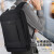 CROSSGEAR男士双肩包商务通勤16英寸电脑包多功能防泼水出差超薄笔记本包 可USB充电+可容纳15.6英寸笔记本