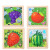 JSGD木质拼图 儿童3d立体拼图3到6岁早教木制积木男孩女孩动物拼装宝 水果=草莓+苹果+葡萄+西瓜