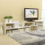 美达斯 电视柜茶几组合现代简约客厅小户型地柜电视机柜可伸缩1.4-1.9米 白色13125