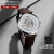 阿玛尼(Emporio Armani)手表 镂空机械男表 皮带商务休闲男士腕表 AR1946