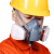 松工（songgong）工业防毒面具喷漆消防专用全脸防护呼吸化工防尘面罩